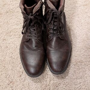 Arizona Jean Company Dark Brown Lace-Up Boots